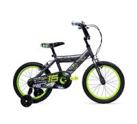 Huffy Delirium 16" Kids Bicycle - Grey/Green