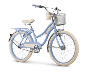 Huffy Deluxe Cruiser Girls and Womens Bike - 20", 24" & 26" Sizes - Multiple Colours - Classic Single-Speed Comfort Bicycle + Basket