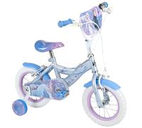 Huffy Disney Frozen 12" Kid’s Bike, aged 3-5 years, Dual Calliper Brakes, Removable Stabilisers, Adjustable Seat, Blue