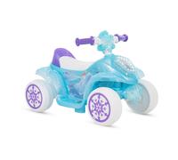 Disney Frozen 6V Battery-Powered Ride-On Bubble Quad by Huffy, aged 1.5-3 years, Blue
