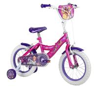 Huffy Disney Princess 14" Kid’s Bike, aged 4-6 years, Dual Calliper Brakes, Removable Stabilisers, Adjustable Seat, Pink