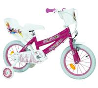 Huffy Disney Princess 14 Inch Girls Bike 4-6 Years Old + Stabilisers, Pink