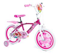 Huffy Disney Princess 16 Inch Girls Bike - 5-7yrs + Stabilisers, Pink