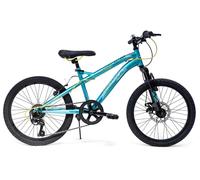 Huffy Extent 20" Kids Bike, 6 Speed - Aqua Blue