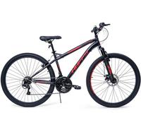 Huffy Extent 27.5" Mens Mountain Bike, 18 Speed - Black/Red