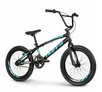HX Pro 20-inch Aluminum BMX Race Bike, Black and Blue