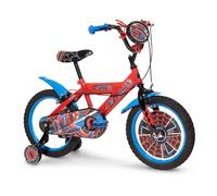 Huffy Spiderman 16 Inch Boys Bike - 5-7 Years - Red + Web Features
