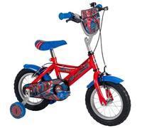 Huffy Marvel Spider-man 12" Kid’s Bike, aged 3-5 years, Dual Calliper Brakes, Removable Stabilisers, Adjustable Seat, Red