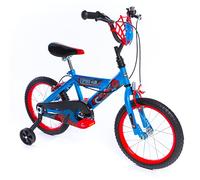 Huffy Marvel Spiderman Bike Easy Quick Connect Assembly + Stabilisers,Blue, 16 Inch Boys Bike 5-7 Year Old