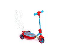 Huffy Marvel Spiderman Bubble Electric Scooter For Kids 3-5 Years 6v Battery Toy Ride On Scooter With Bubble Machine, Red
