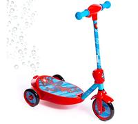 Huffy Marvel Spiderman Bubble Electric Scooter For Kids 3-5 Years 6v Battery Toy Ride On Scooter With Bubble Machine, Red, One Size