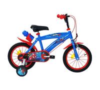 Huffy Marvel Spiderman 14 Inch Boy Bike 4-6 Years Old + Stabilisers, 24941W, Blue