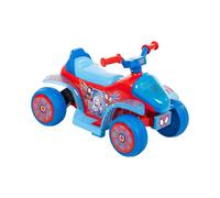 Marvel Spidey and His Amazing Friends Electric Ride On Quad Bike for Kids ages 1.5-3 years Red and Blue Spiderman 6V Fun