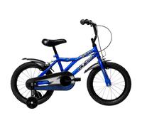 Huffy Pro Thunder 16-inch Kid's Bike, aged 5-7 years, Charcoal Grey, Removable Stabilisers, Chainguard, Front and Rear Mudguards, Dual Caliper Brakes