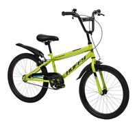 Huffy Pro Thunder 20-inch Kid's Bike, aged 6-11 years, Acid Green, Partial Chainguard, BMX Style Handlebars, Dual Caliper Brakes