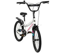 Huffy So Sweet 20" Bike - Gloss White Girls’ Bike, Fun Styling, Dual Caliper Brakes, Adjustable Seat, Comfort Padded Saddle, Durable Frame, Ideal for Ages 5-9, Safe Kids’ Bicycle