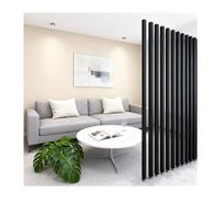 HUFIREHU Aluminum Privacy Screens Columnar Freestanding Modern Wall Post Partition Floor To Ceiling Partition Wall Gold Room Divider Screen Post No Drilling Required(1 stick,220cm/86.6in)