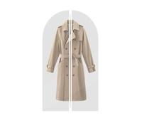 HUFIREHU Clear Clothes Bags Hanging Dust-Proof Clothes Covers Garment Storage Bags With Zip Plastic Dust Cover Bag Foldable Washable Clear Lightweight Garment Bag(Zipper version,60 * 120cm,5pc)