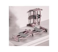 HUFIREHU Foldable Skiing Exerciser Ski Machine Portable Body Slimming Trainer, Collapsible Leg Magic Machine Leg Stretcher Split Machine For At Home Gym Pink(Pink,Basic type)