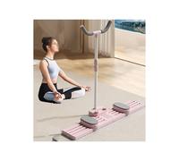 HUFIREHU Leg Strength Split Exerciser Ski Trainer Ski Machine Exercise Collapsible Leg Magic Machine Adjustable Inner Thigh Shaper Kegel Trainer Workout Equipment(Pink,Armrest type)