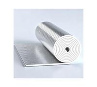 HUFIREHU Radiator Foil Insulation Roll Thermal Bubble Heating Insulation Thermal Soundproof Cotton Layer Double Layer Heat Reflective Radiant Barrier for Roofs(500cm/196.9in,0.5cm/0.2in)