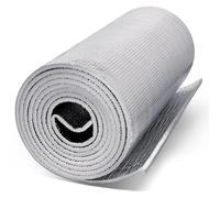 HUFIREHU Radiator Foil Reflective Roll Thermal Bubble Heating Insulation Radiator Reflector Panels for Floor Double Layer Heat Reflective Radiant Barrier for Roofs, Walls(200cm/78.7in,1.5cm/0.59in)