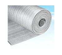 HUFIREHU Radiator Reflector Foil Insulation Roll Radiator Foil Double Layer Heat Reflective Radiant Barrier Easy to Cut and Install Includes Sticky Pads(500cm/196.9in,1cm/0.39in)