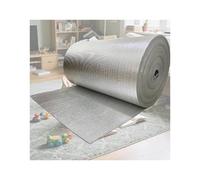HUFIREHU Thermal Insulation Cotton Radiator Foil Reflective Roll Thermal Bubble Heating Insulation Double Layer Heat Reflective Radiant Barrier for Windows Floor Van(700cm/275.6in,1.5cm/0.59in)