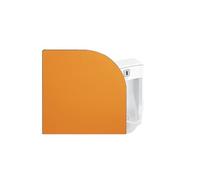 HUFIREHU Urinal Partition Toilet Partition Men Urinal Privacy Screen Urinal Privacy Screen For Public Men'S Urinal Privacy Screen Waterproof Baffle For Public Places(Orange,Square)