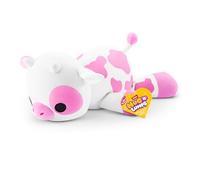Hug-A-Lumps Cow Clover Gigi by ZURU, Small, 1.65 lbs, Cuddly Squishy Weighted Plush, Sleeping Pillow Plush, Stuffed Animal (Cow)