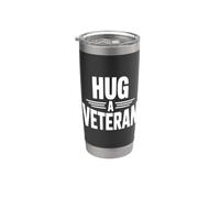 Hug a Veteran Show Your Support Stainless Steel Insulated Tumbler