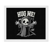 Hug Grim Reaper Full Round Drill Diamond Art Kits Accessories Craft Home Wall Decor 16"x20"