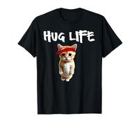 Hug Life T Shirt - Funny awesome Cool cute cat kitten tee T-Shirt