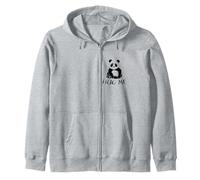 Hug Me! Cute Panda Bear Zip Hoodie