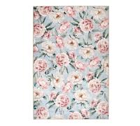 Hug Rug Eco-Washable Blooming Peonies Powder Blue - 185X275