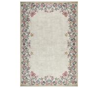 Hug Rug Eco-Washable Botanical Border Rug - 185 x 275cm