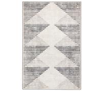 Hug Rug Eco-Washable Chevron Charcoal Rug - 185 x 275cm