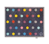 HUG RUG Washable Dirt Trapper Door Mat Kitchen Hallway Doorway, Made in the UK, Bright Spot 1 65X85