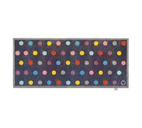 HUG RUG Washable Dirt Trapper Door Mat Kitchen Hallway Doorway, Made in the UK, Bright Spot 1 Runner 65X150