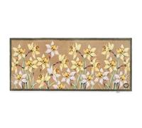 HUG RUG Washable Dirt Trapper Door Mat Kitchen Hallway Doorway, Made in the UK Hug Rug Daffodil Blooms