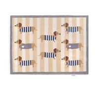 HUG RUG Washable Dirt Trapper Door Mat Kitchen Hallway Doorway, Made in the UK Hug Rug Sausage Dog Chic