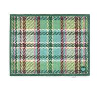 HUG RUG Washable Dirt Trapper Door Mat Kitchen Hallway Doorway, Made in the UK Hug Rug Tartan Green