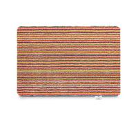 HUG RUG Washable Dirt Trapper Door Mat Kitchen Hallway Doorway, Made in the UK Plains Candy Bright (50x75cm)