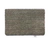 HUG RUG Washable Dirt Trapper Door Mat Kitchen Hallway Doorway, Made in the UK, Plains Candy Sage 50X75