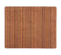 HUG RUG Washable Dirt Trapper Door Mat Kitchen Hallway Doorway, Made in the UK, Plains Candy Spring Stripe 80x100cm