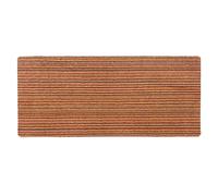 HUG RUG Washable Dirt Trapper Door Mat Kitchen Hallway Doorway, Made in the UK, Plains Candy Spring Stripe 65x150cm