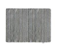HUG RUG Washable Dirt Trapper Door Mat Kitchen Hallway Doorway, Made in the UK, Select Portland Stone Stripe 80X100