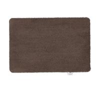 HUG RUG Washable Dirt Trapper Door Mat Kitchen Hallway Doorway, Made in the UK, Sense Clove Brown, 50cm x 75cm