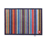 HUG RUG Washable Dirt Trapper Door Mat Kitchen Hallway Doorway, Made in the UK, Stripe 85 50x75