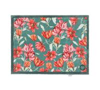 HUG RUG Washable Dirt Trapper Door Mat Kitchen Hallway Doorway, Made in the UK Hug Rug Tumbling Tulips